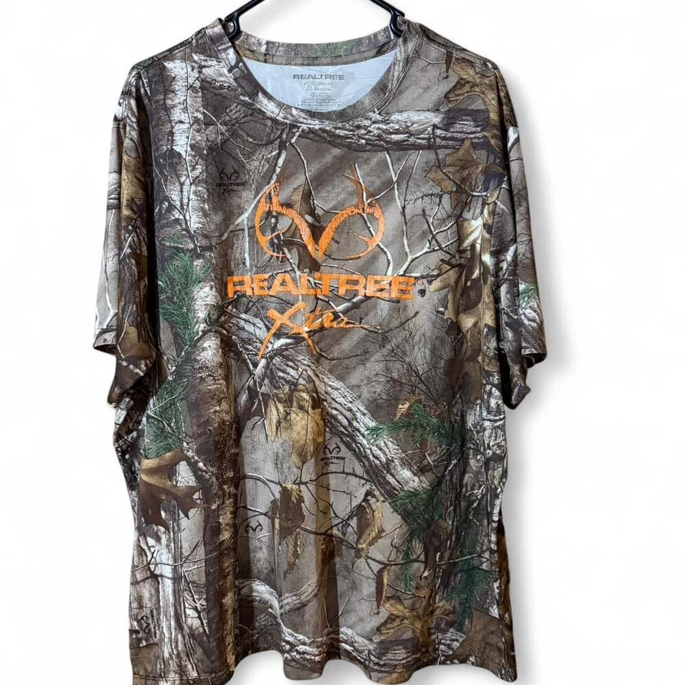 Realtree Xtra Camouflage T-Shirt Brown Green